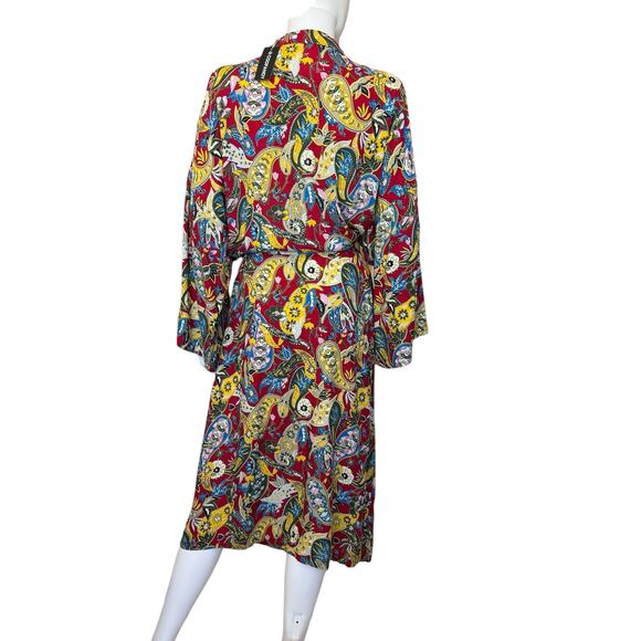 New ~ COOFANDY ~ Lightweight Open Front Long Kimono Robe Size M - Picture 6 of 9